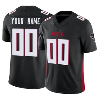 Custom Atlanta Falcons Men's Limited Custom Vapor F.U.S.E. Nike Jersey - Black