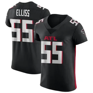 Kaden Elliss Atlanta Falcons Men's Elite Alternate Nike Jersey - Black