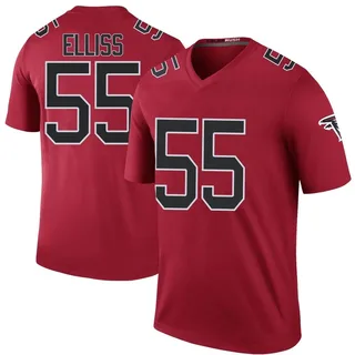 Kaden Elliss Atlanta Falcons Youth Color Rush Legend Nike Jersey - Red