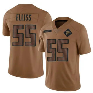 Kaden Elliss Atlanta Falcons Youth Limited 2023 Salute To Service Nike Jersey - Brown