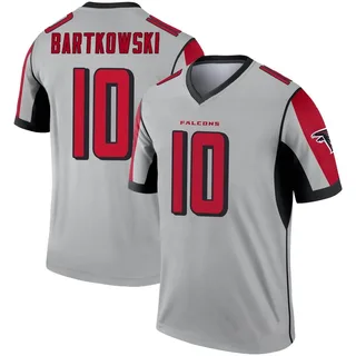 Men's Steve Bartkowski Atlanta Falcons Men's Legend Inverted Silver Nike Jersey