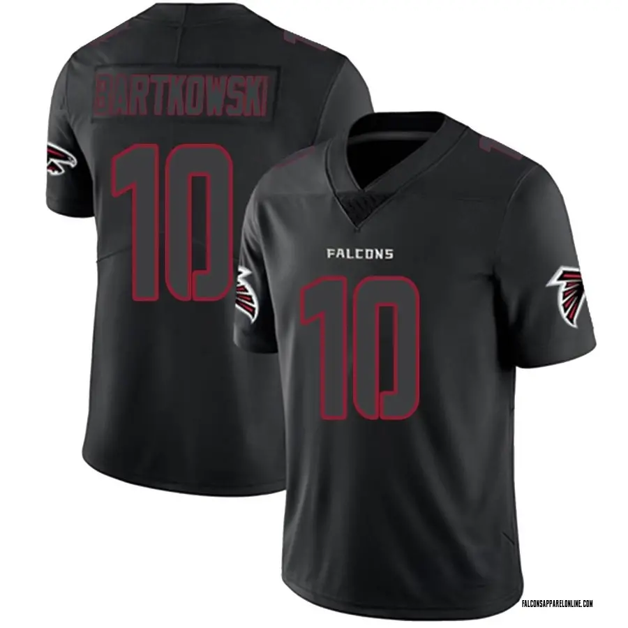 Steve Bartkowski Atlanta Falcons Youth Limited Nike Jersey - Black ...