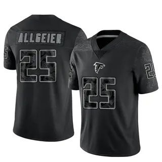 Tyler Allgeier Atlanta Falcons Men's Limited Reflective Nike Jersey - Black