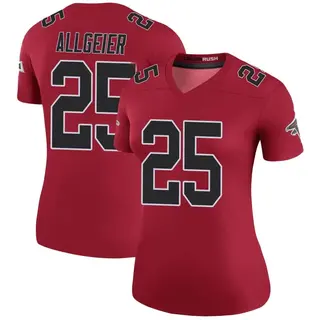 Tyler Allgeier Atlanta Falcons Women's Color Rush Legend Nike Jersey - Red