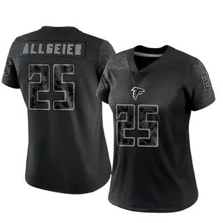 Tyler Allgeier Atlanta Falcons Women's Limited Reflective Nike Jersey - Black