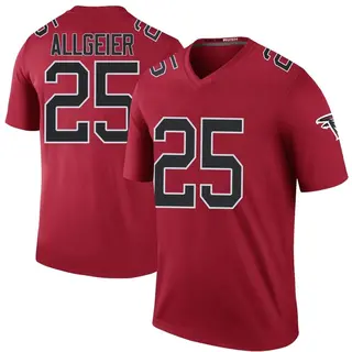 Tyler Allgeier Atlanta Falcons Youth Color Rush Legend Nike Jersey - Red