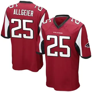 Tyler Allgeier Atlanta Falcons Youth Game Team Color Nike Jersey - Red